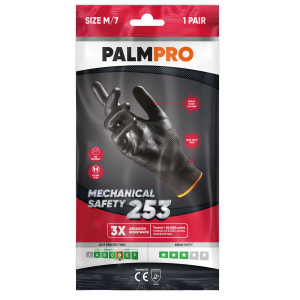 COPPIA DI GUANTI MECHANICAL SAFETY PALMPRO 253 TG.XXL ICOGUANTI COD. NXLH5253/XXL(10)