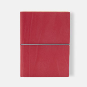 TACCUINO EVO CIAK F.TO 9X13CM FOGLI A RIGHE COPERTINA ROSSO CORALLO INTEMPO COD. 8165CKC29