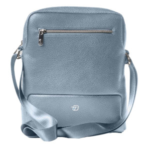 CITY BAG MEDIUM GATE TRENDED ECOPELLE DIM. 25X30X6CM AZZURRO INTEMPO COD. 9215GAT31
