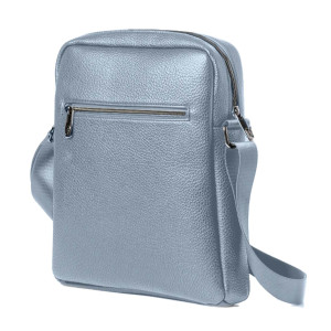 CITY BAG MEDIUM GATE TRENDED ECOPELLE DIM. 25X30X6CM AZZURRO INTEMPO COD. 9215GAT31