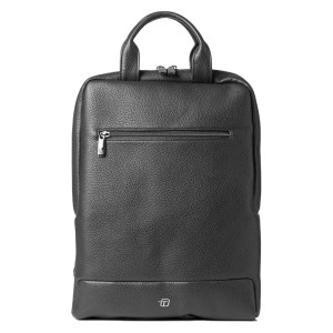 ZAINO SLIM GATE TRENDED ECOPELLE DIM. 28X38X10CM NERO INTEMPO COD. 9232GAT34
