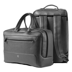 BI-BAG GATE TRENDED ECOPELLE DIM. 42X28X14CM NERO INTEMPO COD. 9235GAT34