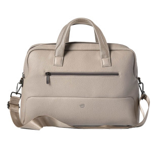 BORSA C/MANICI GATE TRENDED ECOPELLE DIM. 41X30X15CM GHIACCIO INTEMPO COD. 9236GAT21
