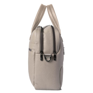 BORSA C/MANICI GATE TRENDED ECOPELLE DIM. 41X30X15CM GHIACCIO INTEMPO COD. 9236GAT21