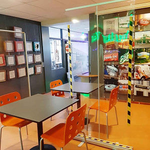DIVISORIO ROLL UP TRASPARENTE 100X200CM JALEMA