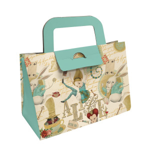SCATOLA PORTAOGGETTO 16,2X14,5X7,5CM FANTASIA ALICE KARTOS COD. 12020100 CONFEZIONE DA 6