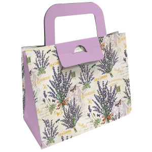 SCATOLA PORTAOGGETTO 27X22,5X12,5CM FANTASIA LAVANDA KARTOS COD. 12030300 CONFEZIONE DA 6