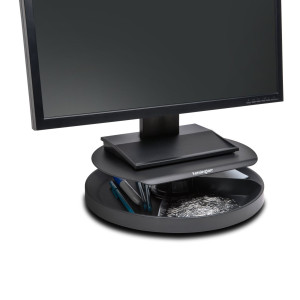 SUPPORTO MONITOR SPIN2 CON PORTACESSORI - NERO - MONITOR MAX 18KG- KENSINGTON COD. K52787WW