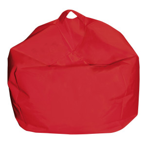 POUF COMODONE ROSSO H 62X65 D CM COD. P1551001/D