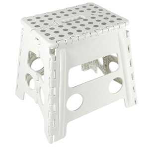 SGABELLO CLIC CLAC ALTO BIANCO 30X22X32CM COD. S1407117/B