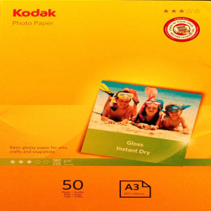 KODAK PHOTO GLOSS 180GR A3 -50FOGLI COD. 5740-550