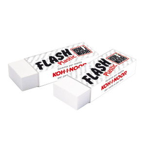 CONF. 20 GOMMA FLASH IN VINILE BIANCO KOH-I-NOOR COD. D1994B-20