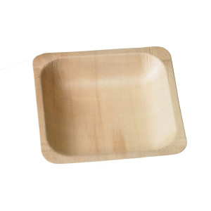 24 PIATTI QUADRATI IN LEGNO 14X14X2,5CM LEONE COD. Q1002