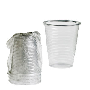 BICCHIERI 200ML IN PLA IMBUSTATI SING LEONE COD. Q2054 - CF. 400