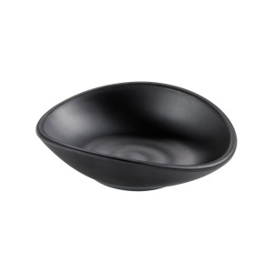 COPPETTA NERA IN MELAMINA 13X11X3,5 CM LEONE COD. T8207