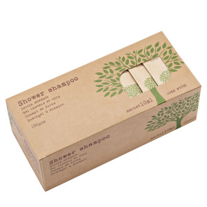CONFEZIONE DA 150 BUSTINE BAGNODOCCIA SHAMPOO 10ML LINEA CORTESIA NATURA COD. W3336