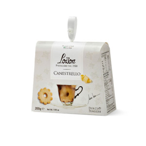 BISCOTTI AL BURRO CANESTRELLO, IN ASTUCCIO 200G LOISON COD. 1000A