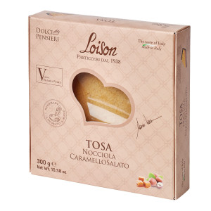 TORTA TOSA NOCCIOLA E CARAMELLO SALATO 300GR - LOISON COD. 581