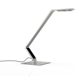 LAMPADA IN METALLO LUCTRA LINEAR DA TAVOLO 680LM ARGENTO