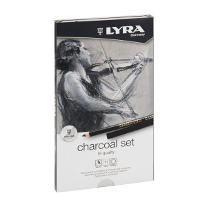 ASTUCCIO METALLO ASSORTIMENTO REMBRANT CHARCOAL SET LYRA COD. L2051112