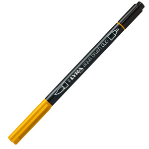 PENNARELLO A 2 PUNTE AQUA BRUSH DUO GIALLO CROMO SCURO LYRA L6520009 COD. L6520009 CONFEZIONE DA 10