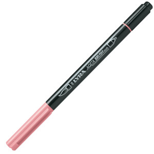 PENNARELLO A 2 PUNTE AQUA BRUSH DUO CARMINIO ROSA LYRA COD. L6520024 CONFEZIONE DA 10