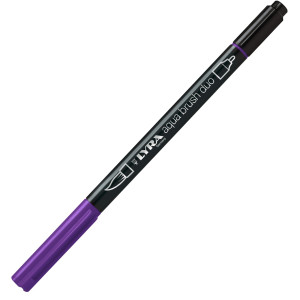 PENNARELLO A 2 PUNTE AQUA BRUSH DUO VIOLETTO BLUASTRO LYRA L6520037 COD. L6520037 CONFEZIONE DA 10