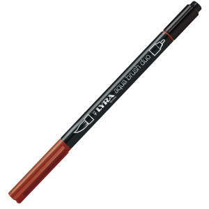 PENNARELLO A 2 PUNTE AQUA BRUSH DUO ROSSO INDIANO LYRA L6520092 COD. L6520092 CONFEZIONE DA 10