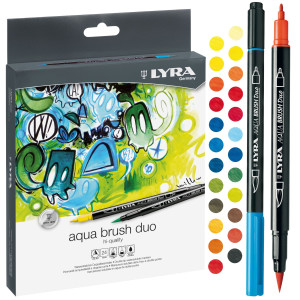 ASTUCCIO 24 PENNARELLI AQUA BRUSH DUO LYRA COD. L6521240