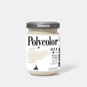 COLORE VINILICO POLYCOLOR VASETTO 140 ML BIANCO AVORIO MAIMERI COD. M1220021