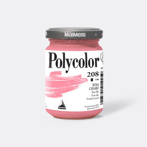 COLORE VINILICO POLYCOLOR VASETTO 140 ML ROSA CHIARO MAIMERI COD. M1220208