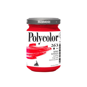 COLORE VINILICO POLYCOLOR VASETTO 140 ML ROSSO SANDALO MAIMERI COD. M1220263