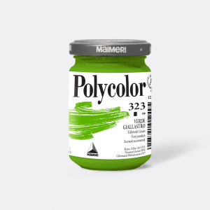 COLORE VINILICO POLYCOLOR VASETTO 140 ML VERDE GIALLASTRO MAIMERI COD. M1220323