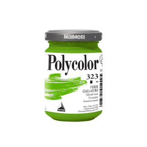 COLORE VINILICO POLYCOLOR VASETTO 140 ML VERDE GIALLASTRO MAIMERI COD. M1220323