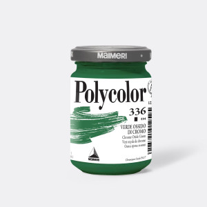 COLORE VINILICO POLYCOLOR VASETTO 140 ML VERDE OSSIDO DI CROMO MAIMERI COD. M1220336