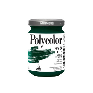 COLORE VINILICO POLYCOLOR VASETTO 140 ML VERDE VESCICA MAIMERI COD. M1220358