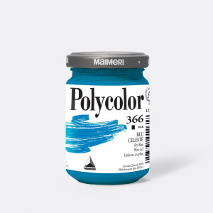 COLORE VINILICO POLYCOLOR VASETTO 140 ML CELESTE MAIMERI COD. M1220366