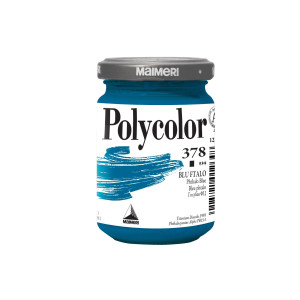 COLORE VINILICO POLYCOLOR VASETTO 140 ML BLU FTALO MAIMERI COD. M1220378