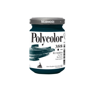 COLORE VINILICO POLYCOLOR VASETTO 140 ML BLU MARINA MAIMERI COD. M1220388