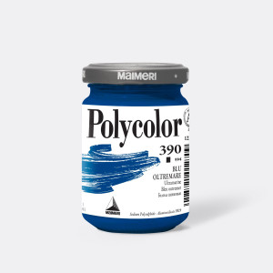 COLORE VINILICO POLYCOLOR VASETTO 140 ML BLU OLTREMARE MAIMERI COD. M1220390