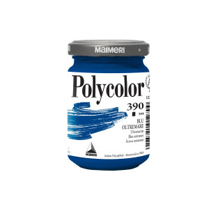 COLORE VINILICO POLYCOLOR VASETTO 140 ML BLU OLTREMARE MAIMERI COD. M1220390