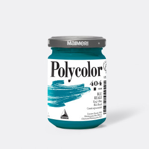 COLORE VINILICO POLYCOLOR VASETTO 140 ML BLU REALE MAIMERI COD. M1220404