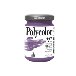 COLORE VINILICO POLYCOLOR VASETTO 140 ML VIOLETTO BRILLANTE MAIMERI COD. M1220447