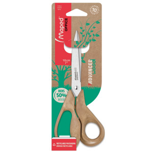 FORBICI ASIMMETRICHE ADVANCED WOOD 18CM MAPED COD. 498111