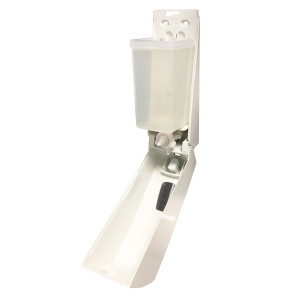 DISPENSER A RIEMPIMENTO 1LT BIANCO CON LEVA A GOMITO 855 MAR PLAST COD. A85501