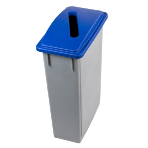 CONTENITORE OFFICE 90LT + COPERCHIO BLU PER CARTA COD. 102205