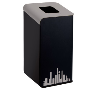 GETTACARTE RUBIK EVO GRIGIO 80LT PER RACCOLTA DIFFERENZIATA COD. 789292