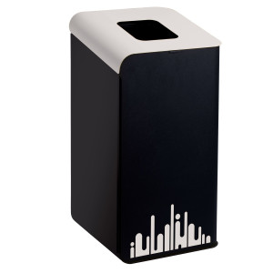 GETTACARTE RUBIK EVO BIANCO 80LT PER RACCOLTA DIFFERENZIATA COD. 789293