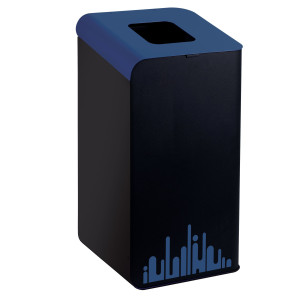 GETTACARTE RUBIK EVO BLU 80LT PER RACCOLTA DIFFERENZIATA COD. 789295