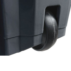 CONTENITORE MOBILE A PEDALE IN PLASTICA RICICLATA ECOCONTI 80LT GRIGIO E ROSSO COD. 912877